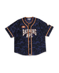 Solid Camo Multi Logo Baseball Ss Shirt