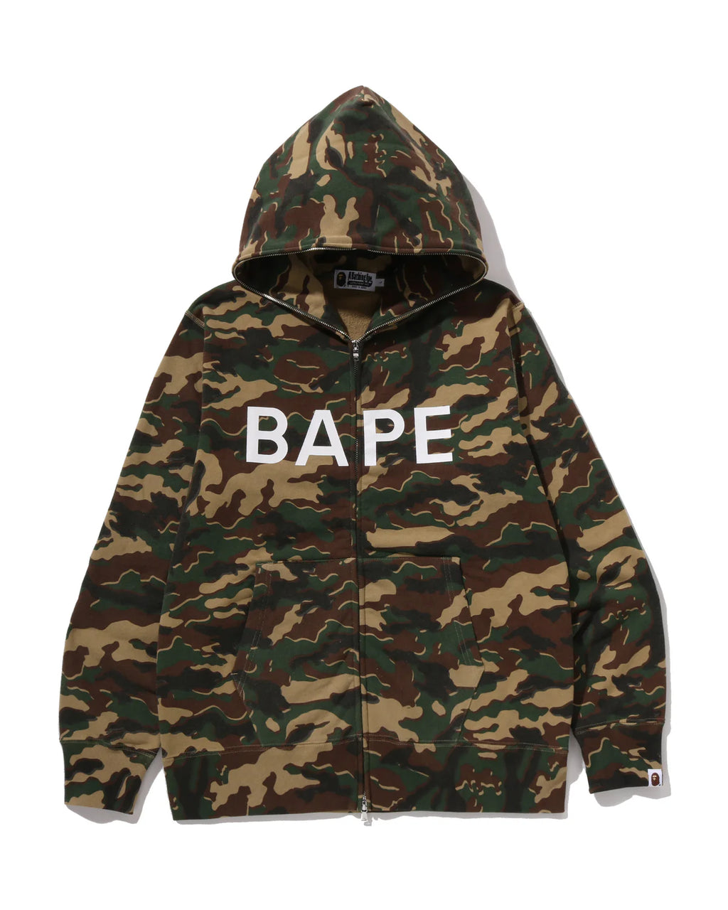 Glitch Woodland Camo Full Zip Hoodie