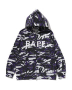 Glitch Woodland Camo Full Zip Hoodie