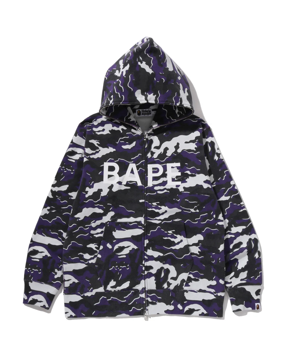 Glitch Woodland Camo Full Zip Hoodie