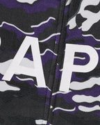 Glitch Woodland Camo Full Zip Hoodie