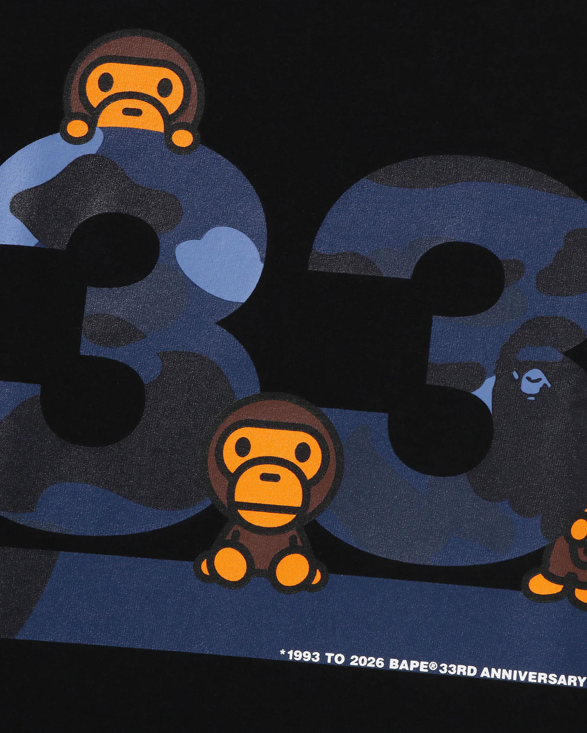 A Bathing Ape 33rd Anniv. Baby Milo Tee