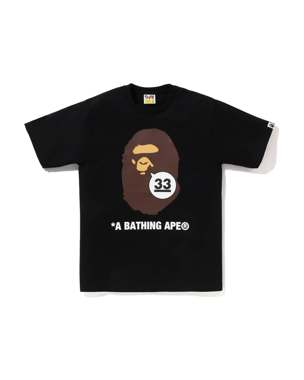 A Bathing Ape 33rd Anniv. Ape Head Tee