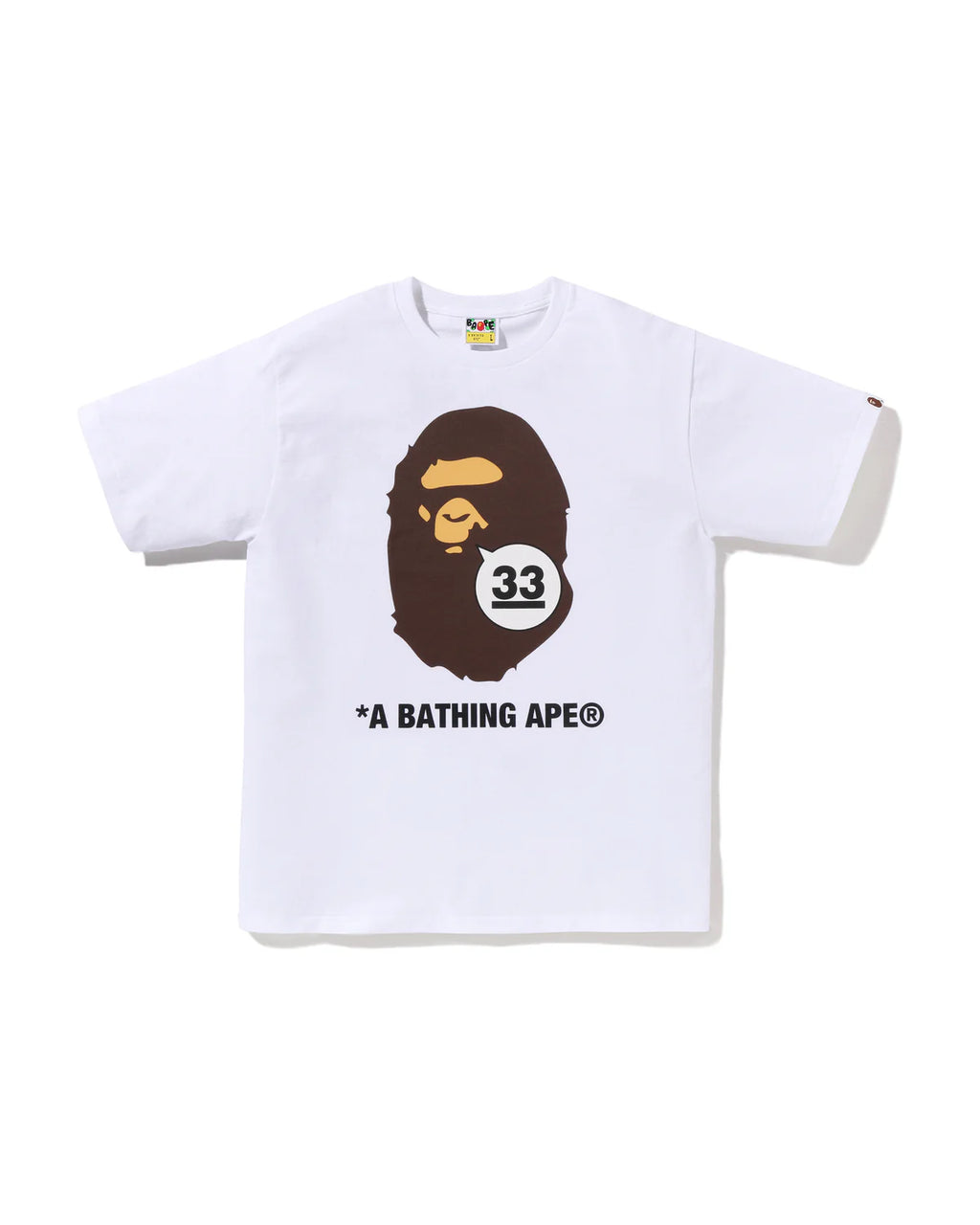A Bathing Ape 33rd Anniv. Ape Head Tee
