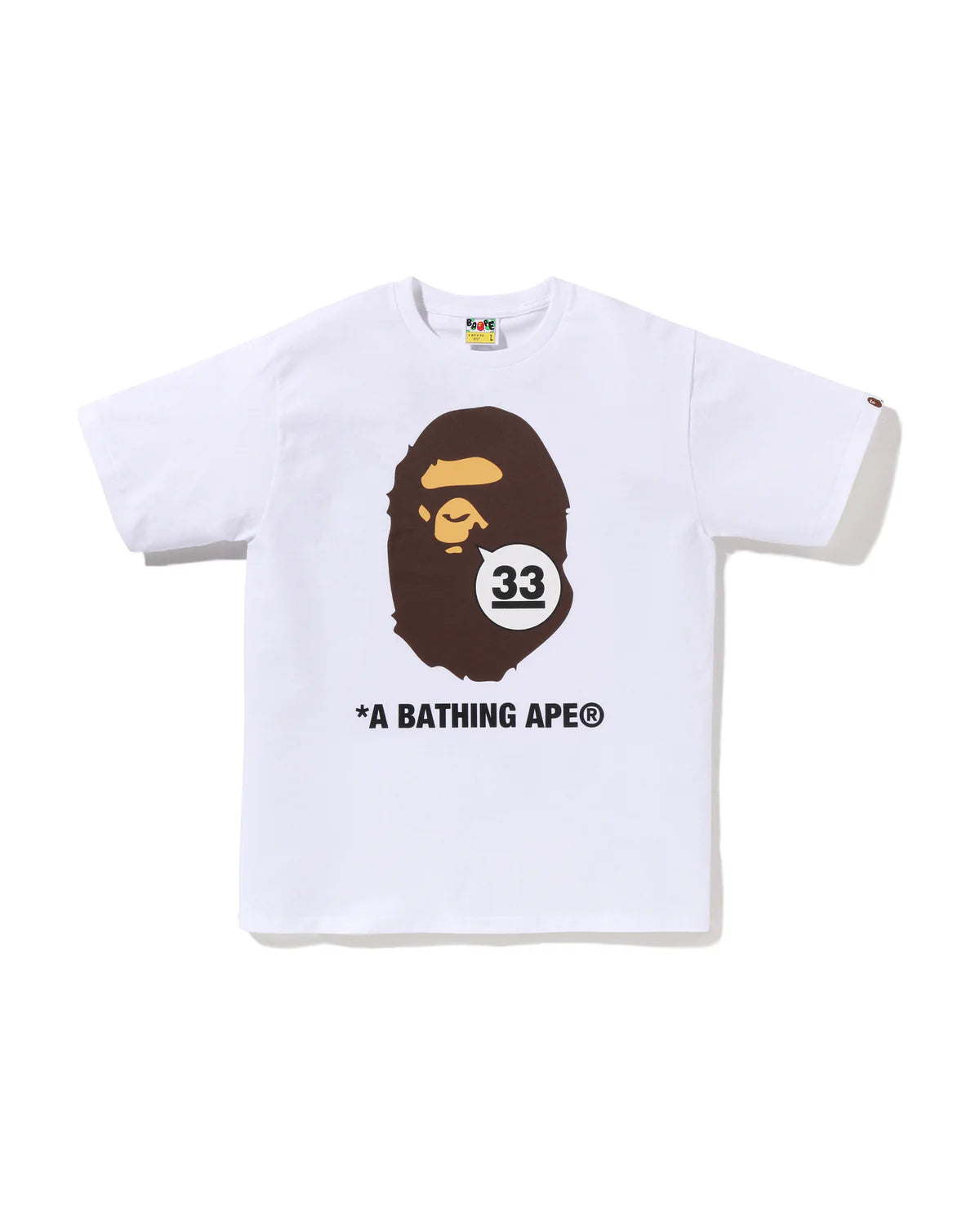 A Bathing Ape 33rd Anniv. Ape Head Tee