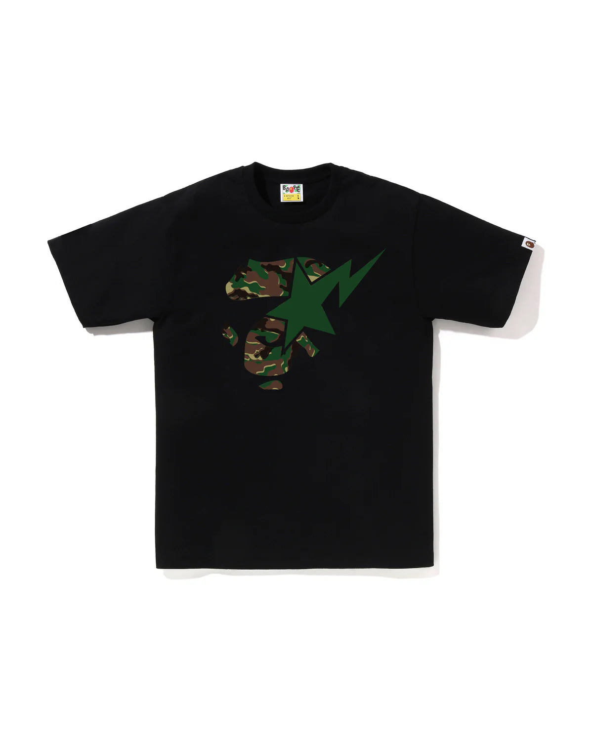 Glitch Woodland Camo Ape Face STA Tee