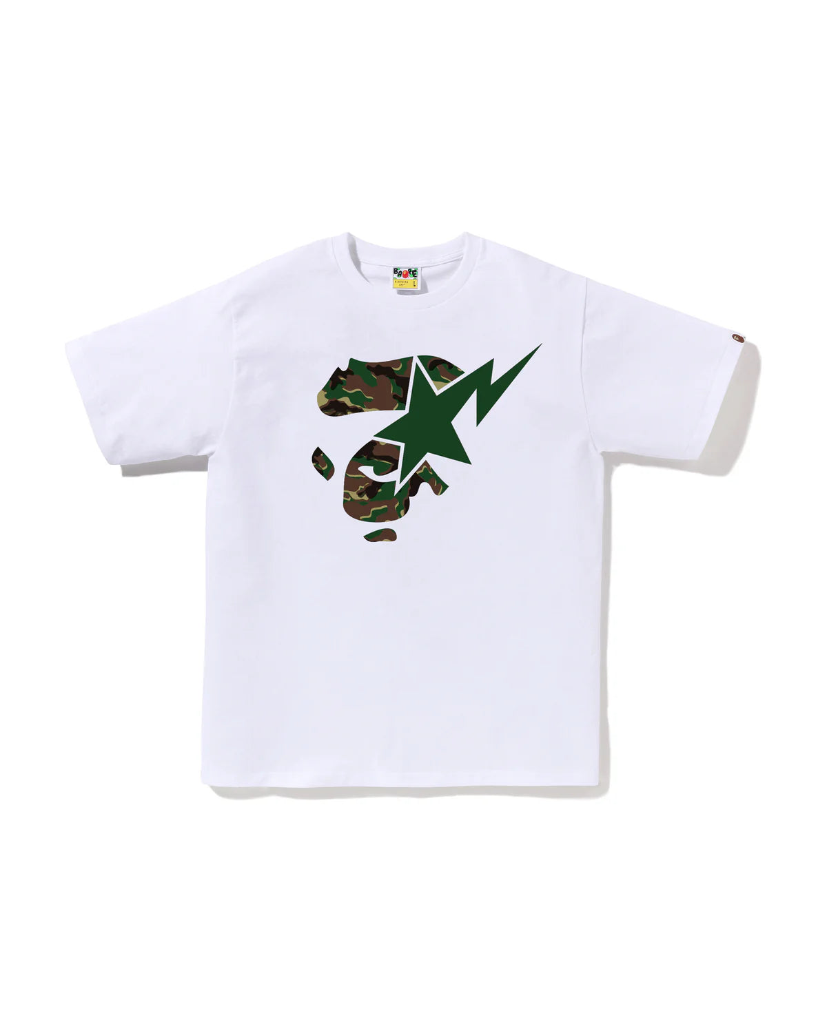 Glitch Woodland Camo Ape Face STA Tee