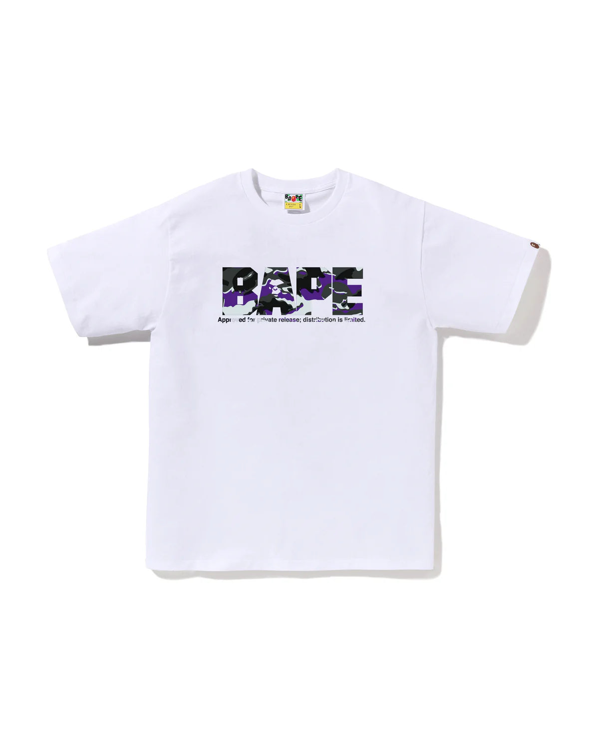 Glitch Woodland Camo Army BAPE Tee