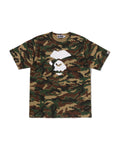 Glitch Woodland Camo Ape Face Tee