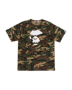 Glitch Woodland Camo Ape Face Tee