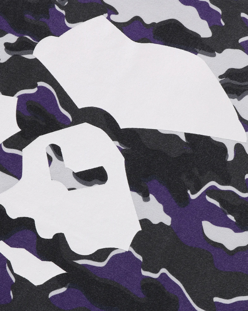 Glitch Woodland Camo Ape Face Tee