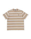 Stripe One Point Relaxed Fit Pocket Tee