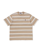 Stripe One Point Relaxed Fit Pocket Tee