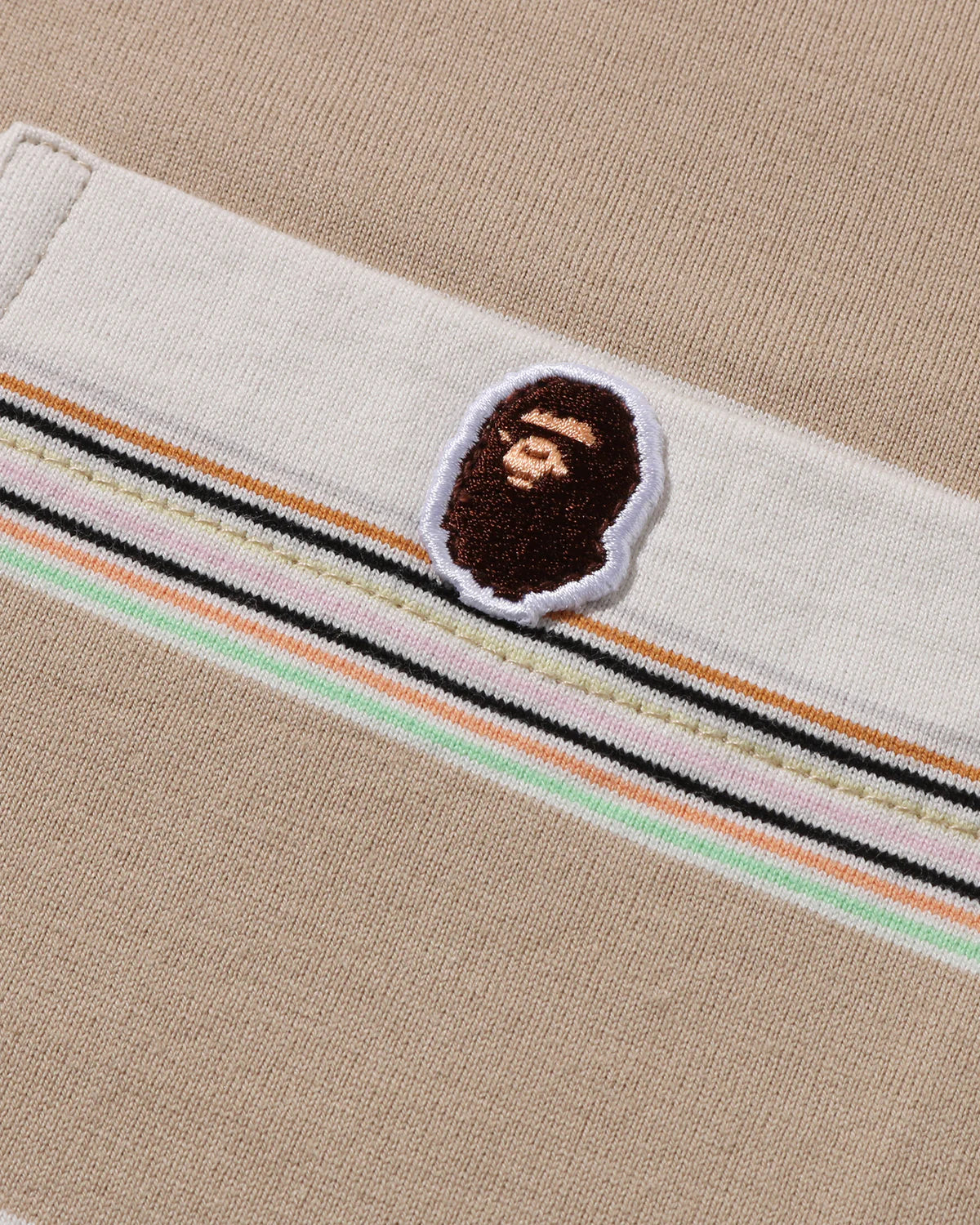 Stripe One Point Relaxed Fit Pocket Tee