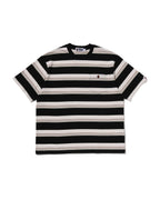 Stripe One Point Relaxed Fit Pocket Tee