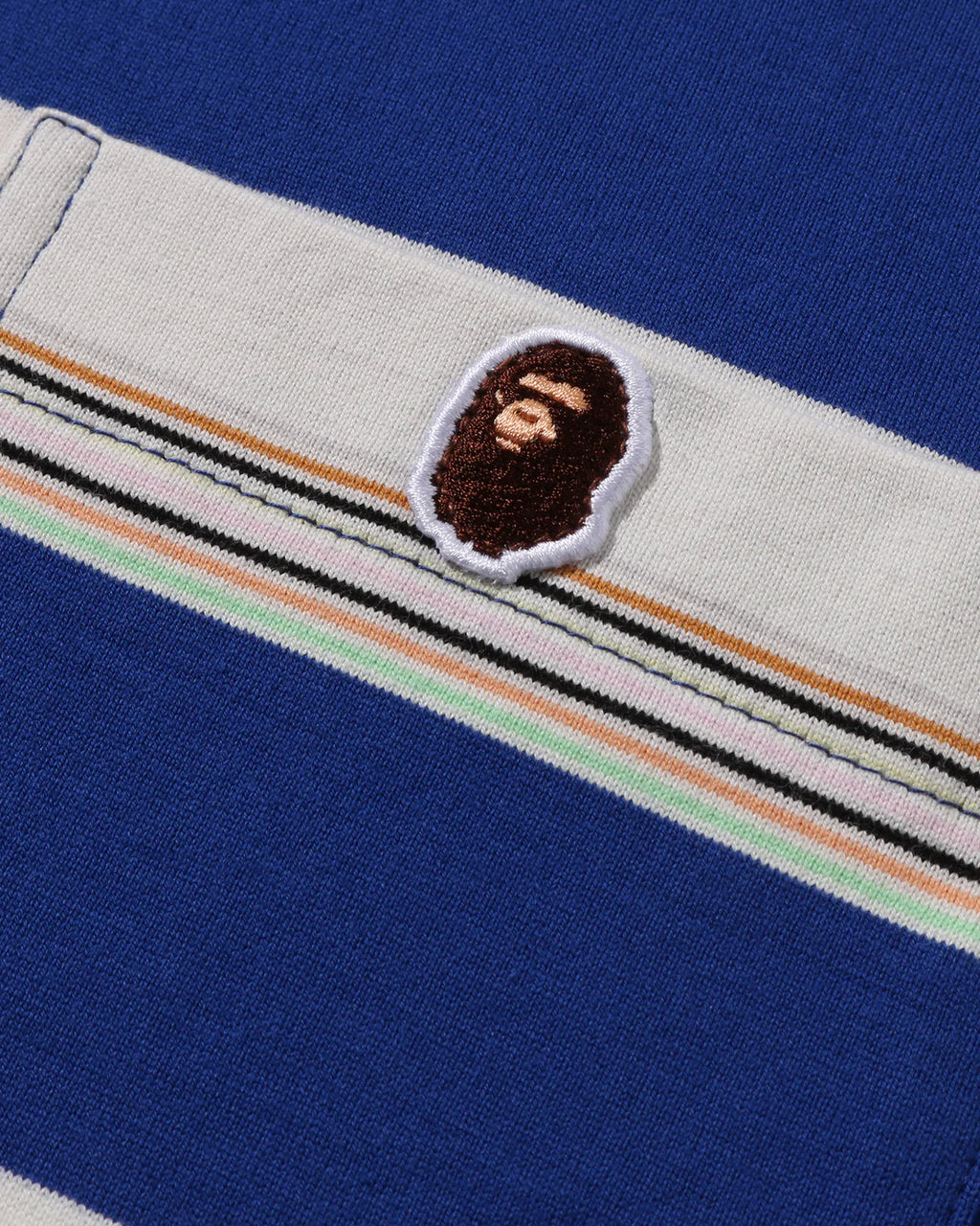 Stripe One Point Relaxed Fit Pocket Tee