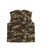 Glitch Woodland Camo Heavy Wash Bathing Ape Cropped Fit Tank