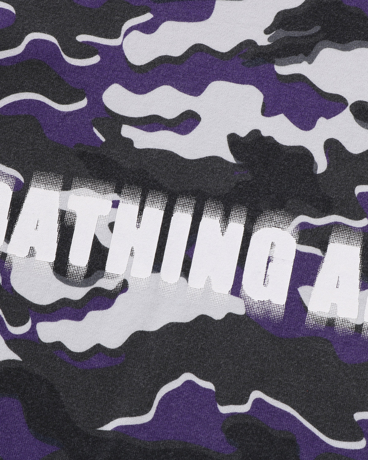 Glitch Woodland Camo Heavy Wash Bathing Ape Cropped Fit Tank