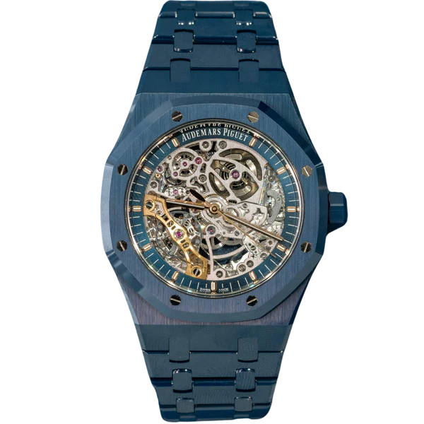 Audemars Piguet Ref. 15416CD.OO.1225CD.01 41MM Blue Ceramic Openworked Double Balance