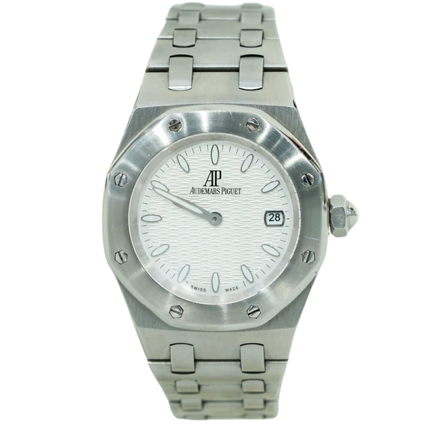 Audemars Piguet Royal Oak Ladies Ref. 67600ST.OO.1210ST.01 33mm White Dial