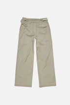 Twill trousers with belt