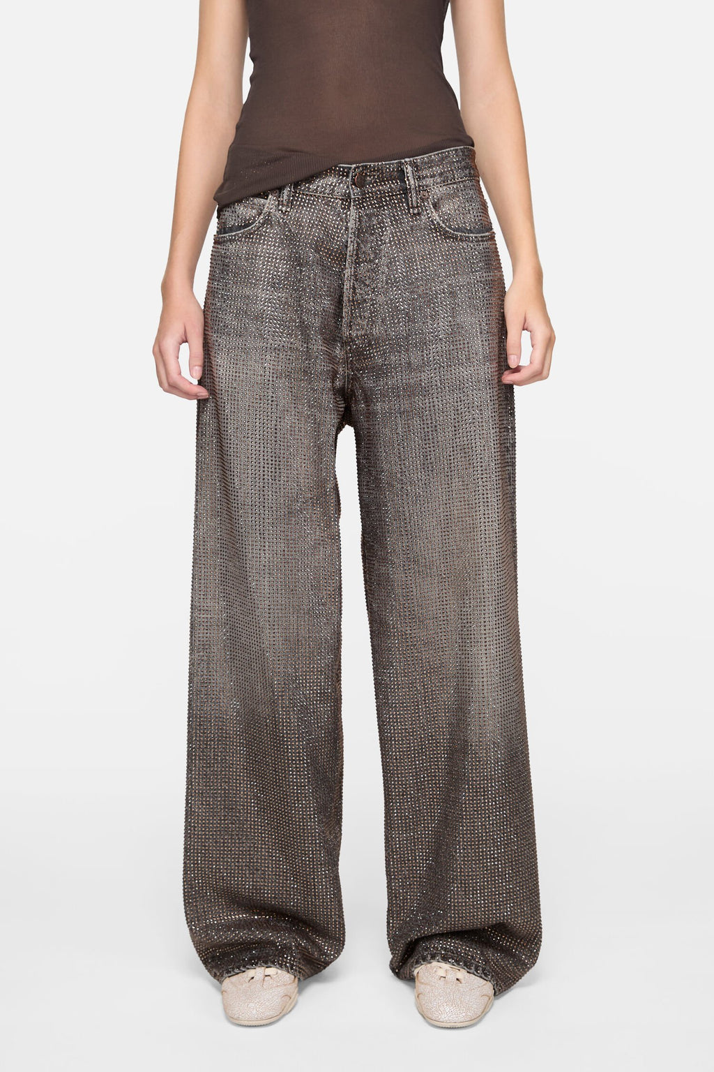 Loose rhinestone jeans - 1981
