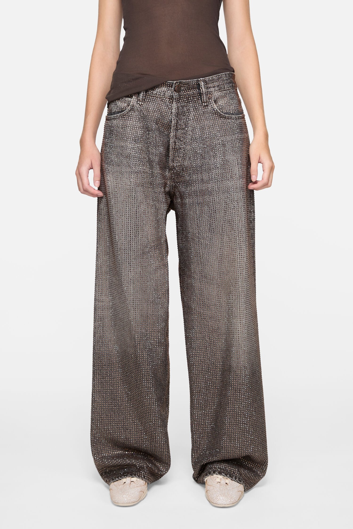 Loose rhinestone jeans - 1981