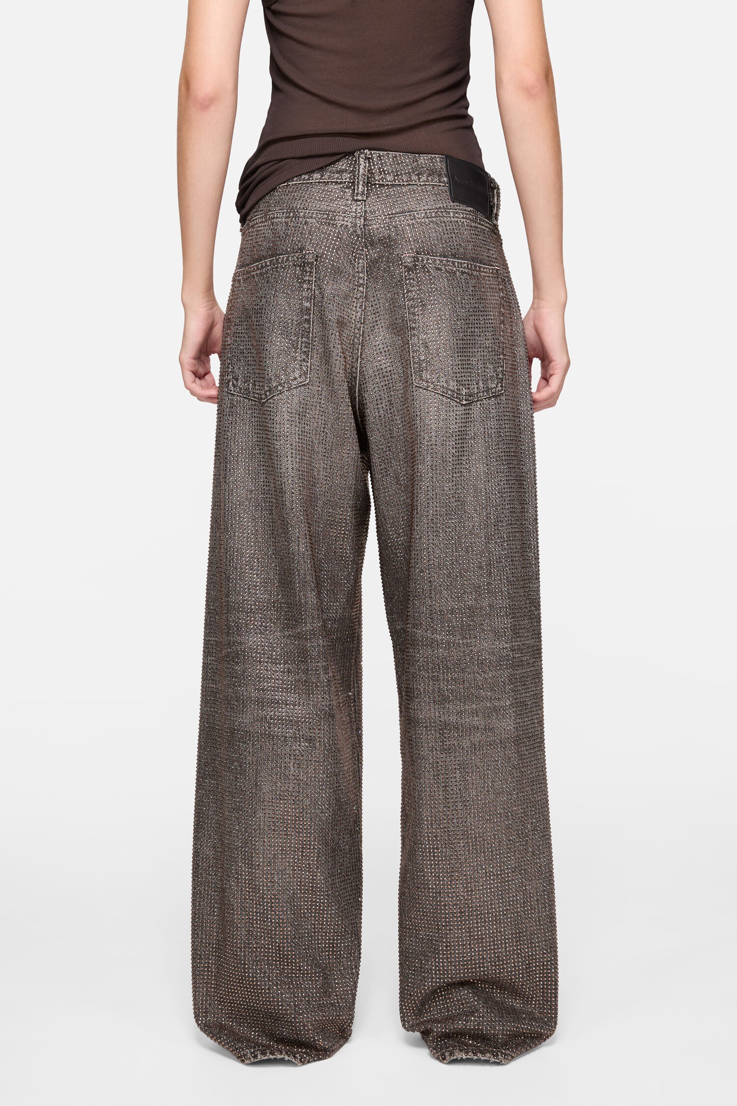 Loose rhinestone jeans - 1981