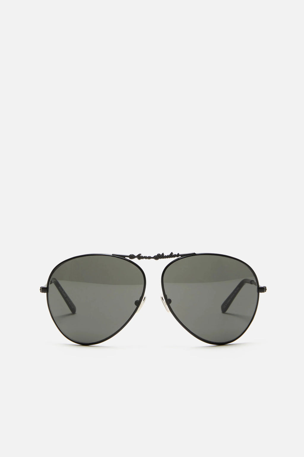 METAL AVIATOR SUNGLASSES - Black