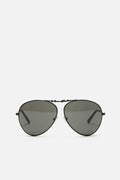 METAL AVIATOR SUNGLASSES - Black