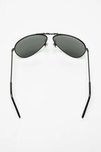 METAL AVIATOR SUNGLASSES - Black