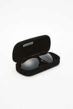 METAL AVIATOR SUNGLASSES - Black