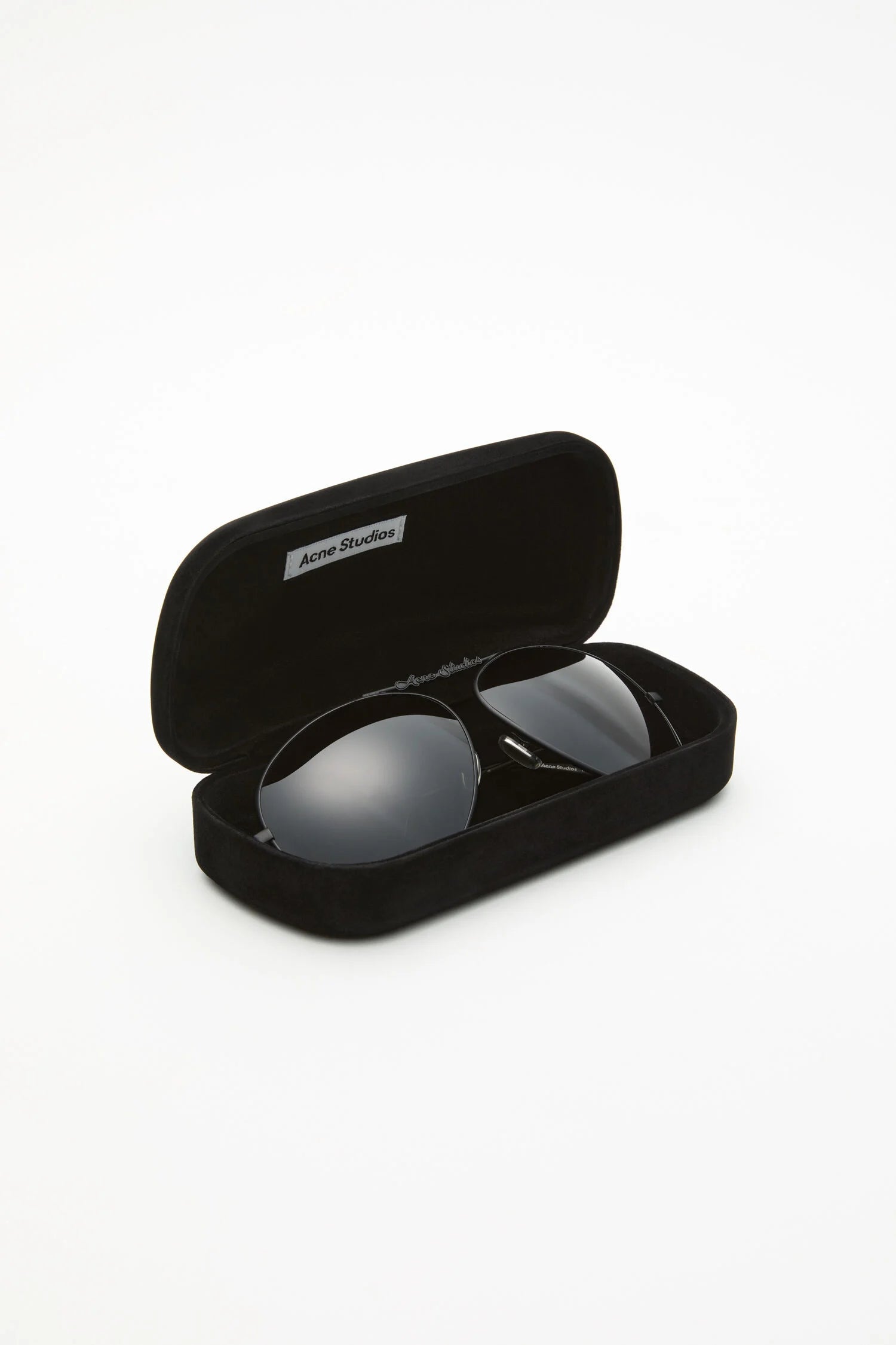 METAL AVIATOR SUNGLASSES - Black