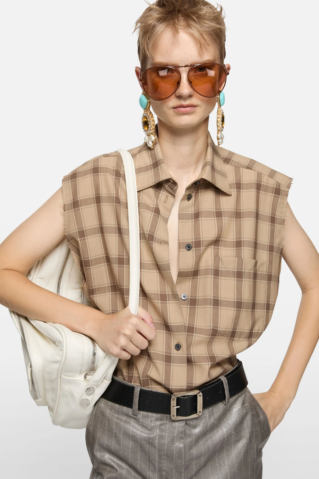 METAL AVIATOR SUNGLASSES