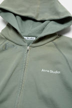 Mended fleece hoodie