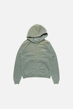 Mended fleece hoodie