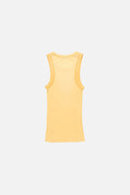Sprayed logo tank top