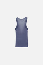 Sprayed logo tank top