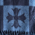 Chrome Hearts Navy Blue Blanket