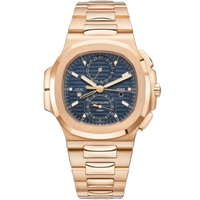 Patek Philippe Nautilus Ref. 5990/1R 40.5mm Rose Gold Bracelet Blue Dial