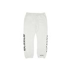 Chrome Hearts Cross Print Horse Shoe Logo White Sweat Pants