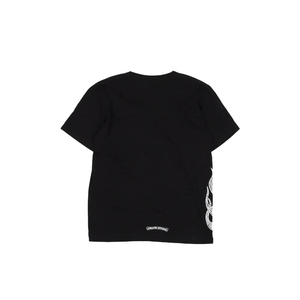 Chrome Hearts Flames Black Pocket Tee