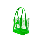 Chrome Hearts Green PVC and Calf Leather Tote Bag
