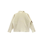Chrome Hearts Knitted Cross Patch Sweater Cream Leopard
