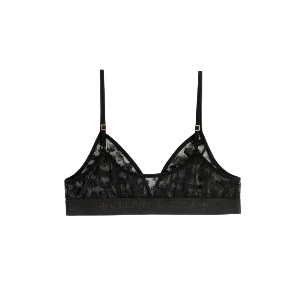 Chrome Hearts Lace Triangle Bralette