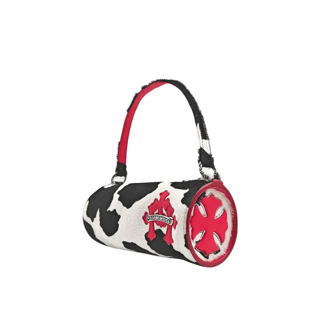 Chrome Hearts Mini JoJo Bag in White Black Red