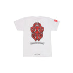 Chrome Hearts White Red Dagger Pocket Tee