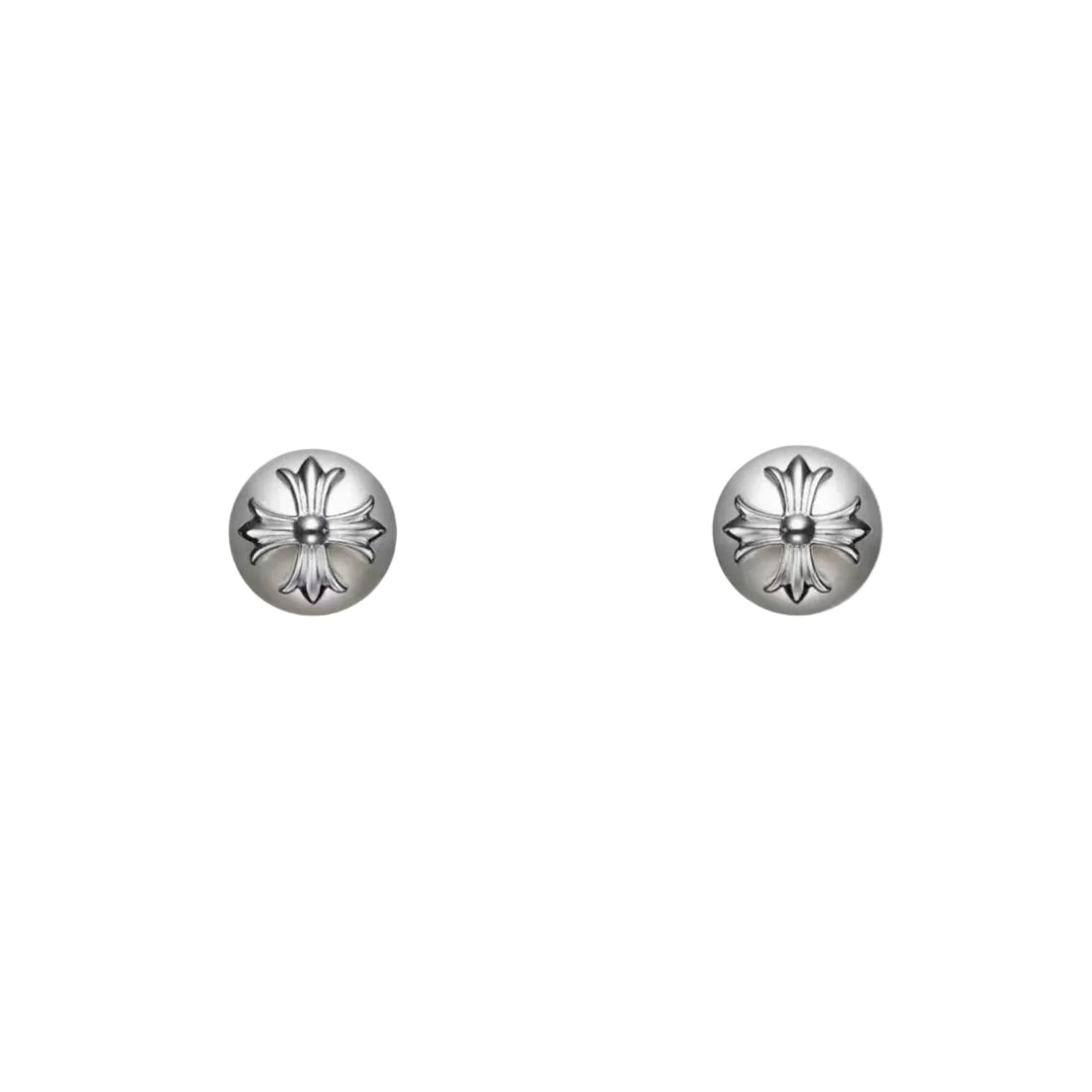 Mikimoto x Chrome Hearts Earrings